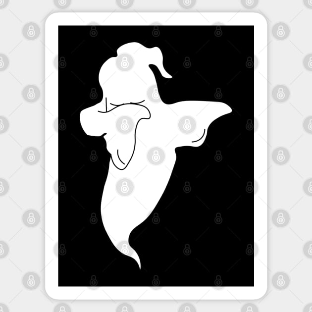 Dabbing Ghost Halloween Sticker by Coolthings